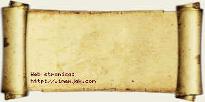 Danica Perušinović vizit kartica